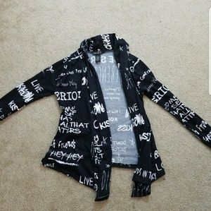 Designer cardigan